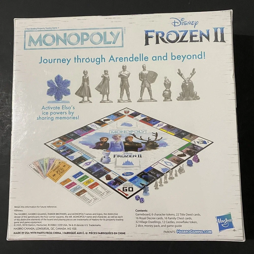 Disney Frozen‎ II Monopoly Game